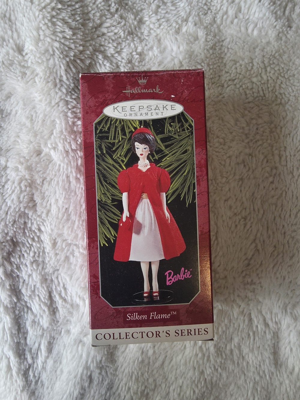 1996 Hallmark Keepsake Barbie Ornament Silken Flame